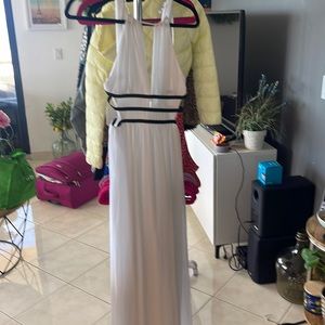 Goddess white and black trim from express size s/p